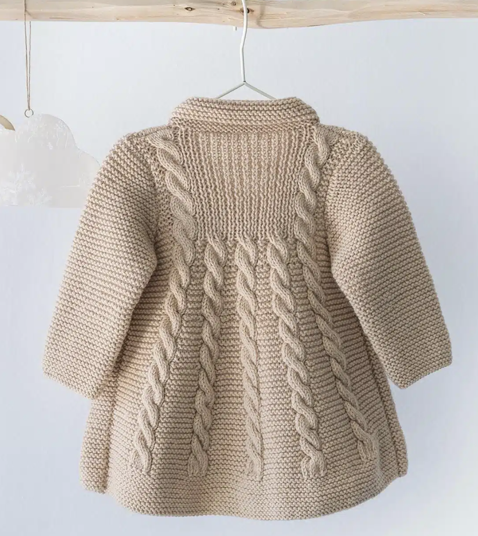 Manteau CARAMEL FONDANT : la douceur de l'hiver