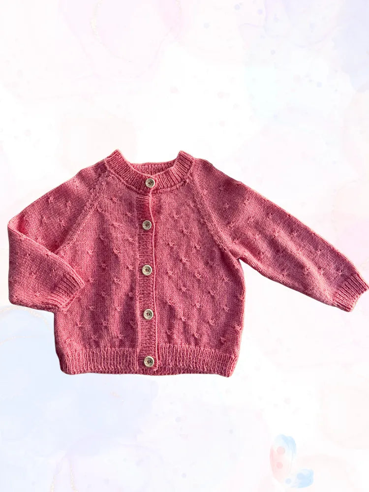 CARDIGAN ZOÉ : l'Élégance Champêtre en 100% Laine Mérinos