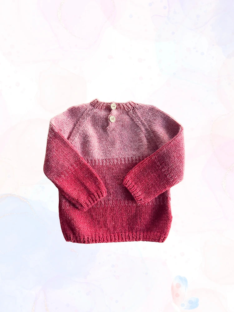 Pull NUAGE de CALINS rouge