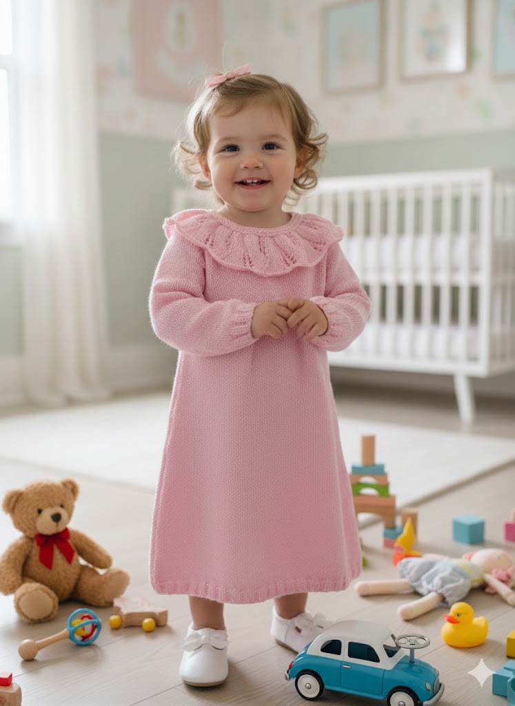 ROBE COROLLE Rose