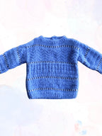 Pull CIEL DE SATIN : l'Odyssée Azurée en Alpaga & Laine